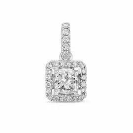 Золотая Подвеска c бриллиантами