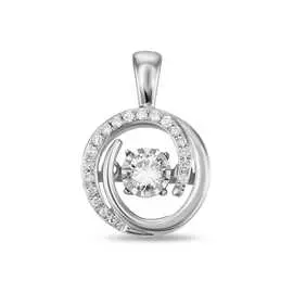 Золотая Подвеска c бриллиантами