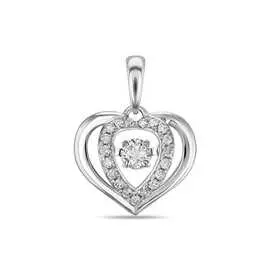 Золотая Подвеска c бриллиантами