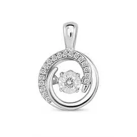 Золотая Подвеска c бриллиантами