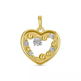 Золотая Подвеска c бриллиантом