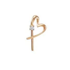 Золотая Подвеска c бриллиантом