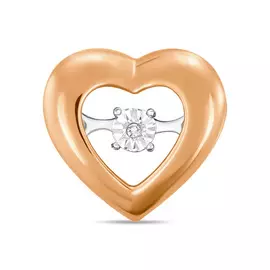 Золотая Подвеска c бриллиантом