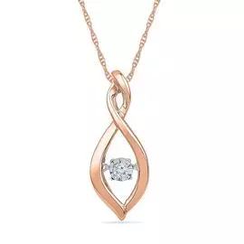 Золотая Подвеска c бриллиантом