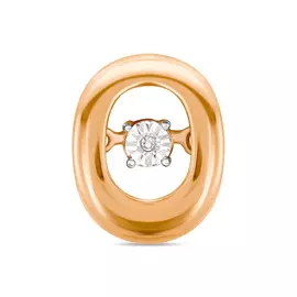 Золотая Подвеска c бриллиантом