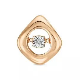 Золотая Подвеска c бриллиантом