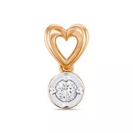 Золотая Подвеска c бриллиантом