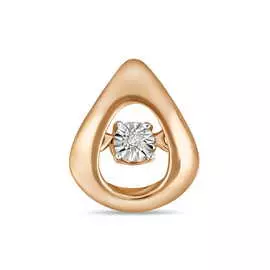 Золотая Подвеска c бриллиантом