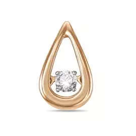 Золотая Подвеска c бриллиантом