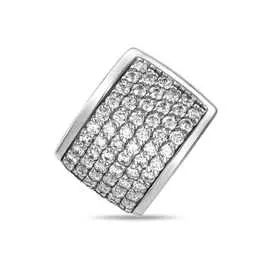 Золотая подвеска c фианитами