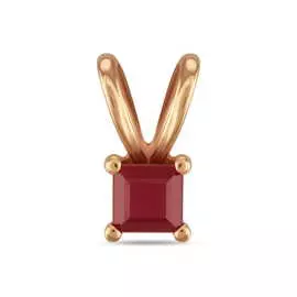 Золотая Подвеска c рубином