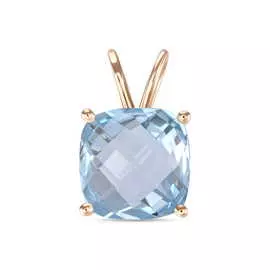 Золотая Подвеска c топазом