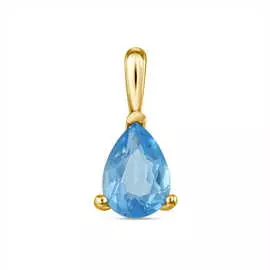 Золотая Подвеска c топазом