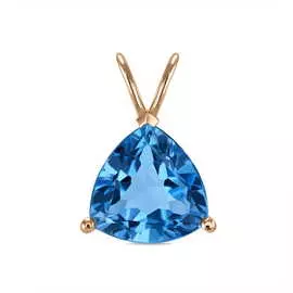Золотая Подвеска c топазом