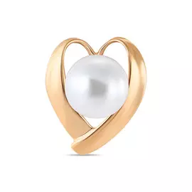 Золотая подвеска c жемчугом