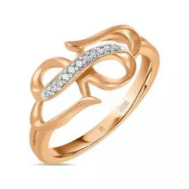 Золотое кольцо c бриллиантами