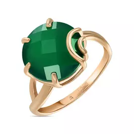 Золотое Кольцо c агатом