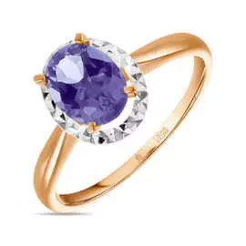Золотое Кольцо c аметистом