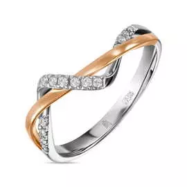 Золотое кольцо c бриллиантами