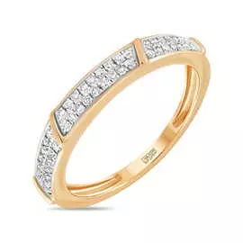 Золотое кольцо c бриллиантами