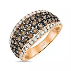 Золотое кольцо c бриллиантами