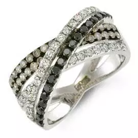 Золотое кольцо c бриллиантами