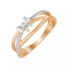 Золотое кольцо c бриллиантами