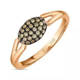 Золотое кольцо c бриллиантами