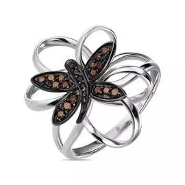 Золотое кольцо c бриллиантами