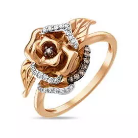 Золотое кольцо c бриллиантами