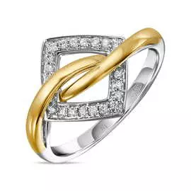 Золотое кольцо c бриллиантами