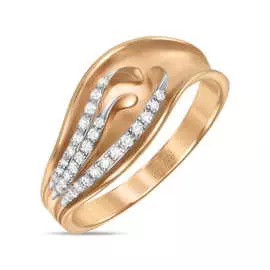 Золотое кольцо c бриллиантами