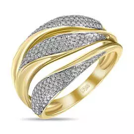 Золотое кольцо c бриллиантами