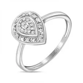 Золотое кольцо c бриллиантами