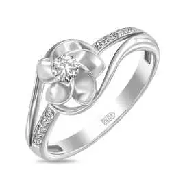 Золотое кольцо c бриллиантами