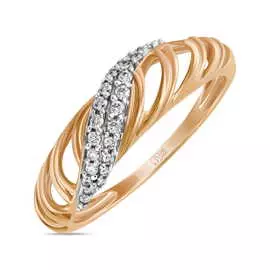 Золотое кольцо c бриллиантами