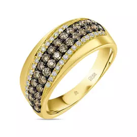 Золотое кольцо c бриллиантами