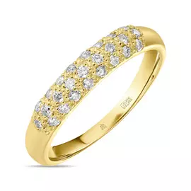 Золотое кольцо c бриллиантами