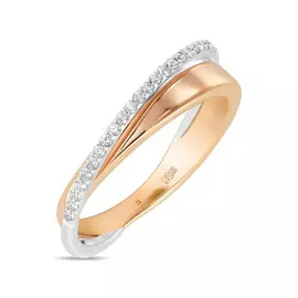 Золотое кольцо c бриллиантами