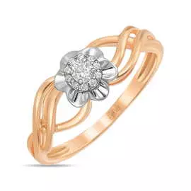 Золотое Кольцо c бриллиантами