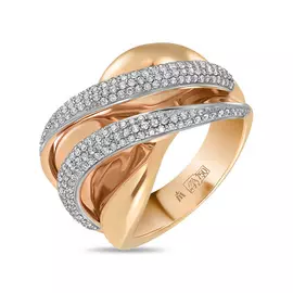 Золотое кольцо c бриллиантами