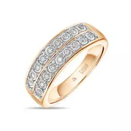 Золотое кольцо c бриллиантами