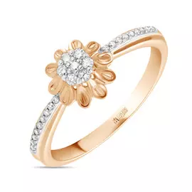 Золотое Кольцо c бриллиантами