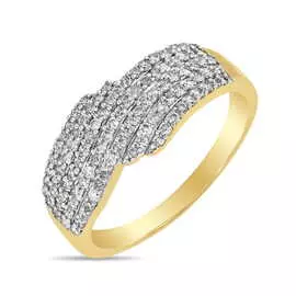 Золотое кольцо c бриллиантами