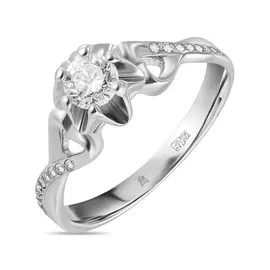 Золотое кольцо c бриллиантами