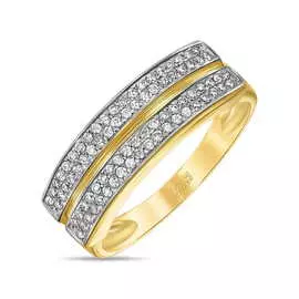 Золотое кольцо c бриллиантами