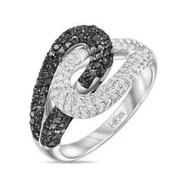 Золотое кольцо c бриллиантами