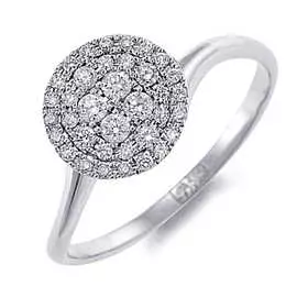 Золотое кольцо c бриллиантами