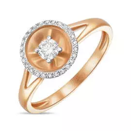 Золотое кольцо c бриллиантами