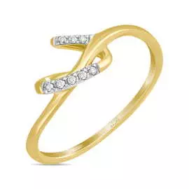 Золотое кольцо c бриллиантами